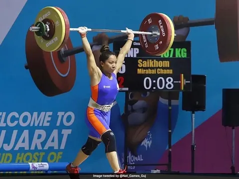 India's Near-Miss Streak Persists: Mirabai Chanu Places 4th in Weightlifting