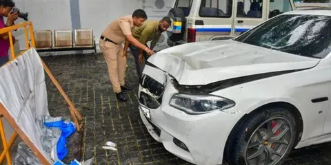 Woman Dies In Mumbai As BMW ‘driven’ By A Pollitician's Son Rams Into Bike