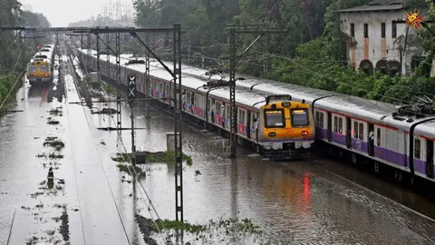 Mumbai Local Train Live Updates: Heavy Rains Disrupt These Railway Stations in Mumbai