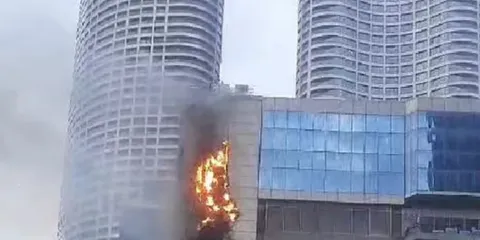 Massive Fire At Mumbai's Times Tower Building, know more!