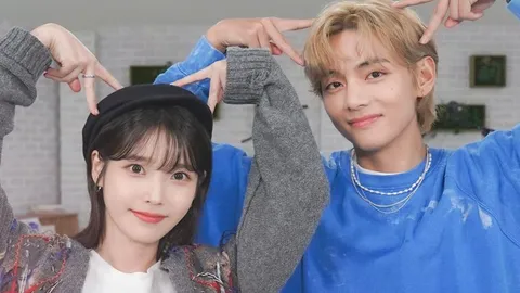 IU Teases Her Upcoming MV Starring BTS' V!