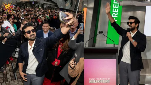 Ram Charan Ignites National Pride at Federation Square, Awarded "Ambassador of Indian Arts and Culture" at IFFM