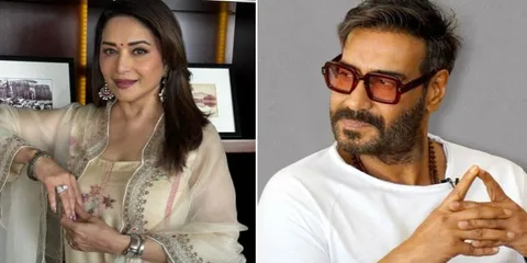 Ajay Devgn Hurts Himself Because Of Madhuri Dixit; know why!