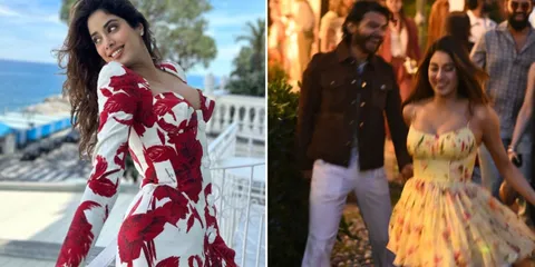 Jhanvi Kapoor Drops Pics With Her Boyfriend From Ambani's Pre-Wedding!