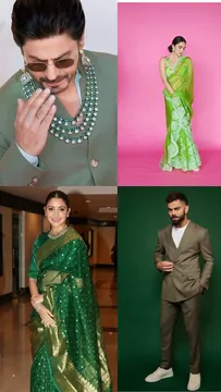 Navratri Day 2: Green Flag Celebs Slaying in Greens