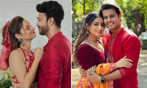 Big Boss 17: Anikta Lokhande and Aishwarya Sharma Celebrated Karwa Chauth With Their Husbands Inside BB House, They Got Special Gifts From Their Homes!