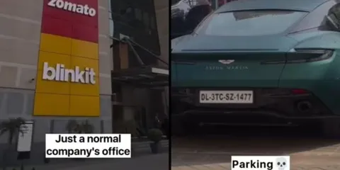 Wtach: Aston Martin, Lamborghini, Porsche At Zomato Office Goes Viral!