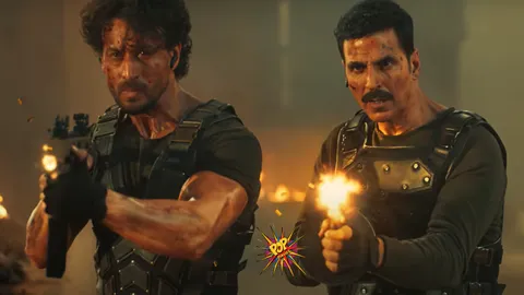 Bade Miyan Chote Miyan Teaser is a STORM of Action, Thrill & Entertainment; coming together with Bollywood’s biggest action heroes Akshay Kumar & Tiger Shroff!