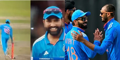"Watch: Rohit Smiles As Kohli Sprints For Runout And Celebrates With Viral Bihu Dance"