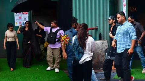 Vidya Balan & Kartik Aryan Spotted at Bhool Bhulaiyaa 3 Poster Shoot