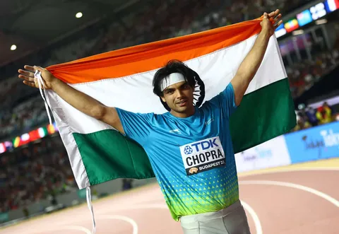 Neeraj Chopra Creates History For India Wins Gold At The World Athletics Championships 2023!