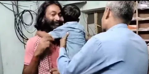 Watch: Abducted Boy, Clings To Kidnapper, After 14 Months Refuses to Leave!