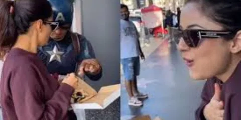 Watch: Captain America Tried To Steal Shehnaaz Gill's Food