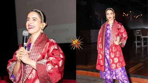 Sanya Malhotra shines at the Indian Film Festival of Melbourne (IFFM) as she attends the screening of Jio Studios and Baweja Studios’ Mrs.
