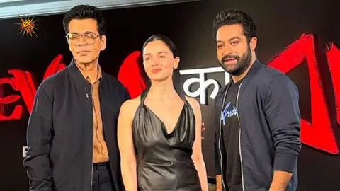 Crossing borders with cinema! 'Devara: Part 1' and 'Jigra' unites man of masses NTR Jr, Karan Johar and Alia Bhatt; video out now
