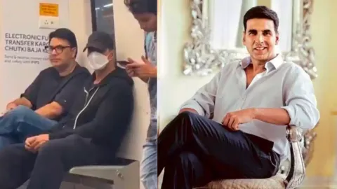 Viral Video: Akshay Kumar Ditches Traffic With Mumbai Metro Ride!