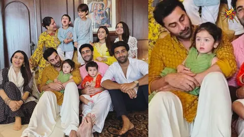 Raha Kapoor Looks Adorable in This Rs.17,500 Green Kurta Set:Know More