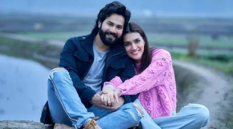 "Kriti Sanon Calls Varun Dhawan 'Dhokebaaz' After 'Khoobsurat' Release with Shraddha Kapoor: 'Stree No. 2?'