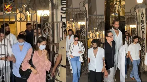 Malaika Arora and Arjun Kapoor Spotted Leaving Her Father's Residence