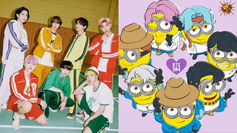 Famous K-Pop Band BTS collaborates with Despicable Me 4 for ‘Minions X BTS’ Mash-up art merchandise!