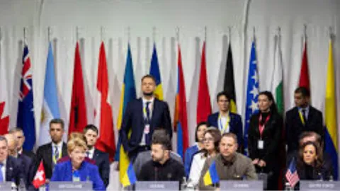 "Ukraine Summit Ends with Peace Plea, Key Powers Reject Deal"
