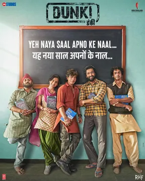 Apno Ke Saath Manaye Diwali – Yeh Naya Saal Apno ke Naal! The makers of Dunki launch two new posters bringing together an endearing family of friends!
