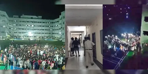 Student vs Police In Andhra Pradesh: Hidden Camera In Girls Toilet