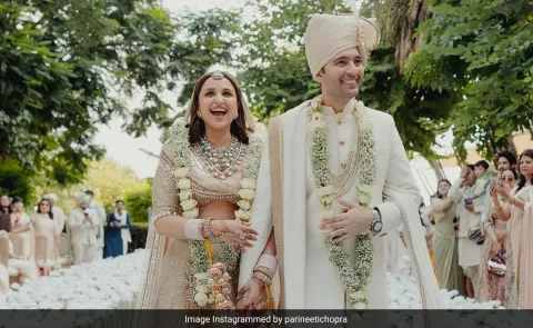 Parineeti Chopra Looked Dreamy In Her "Pearl White Wedding" Outfit, Check Out More Details Of Her Bridal Couture!