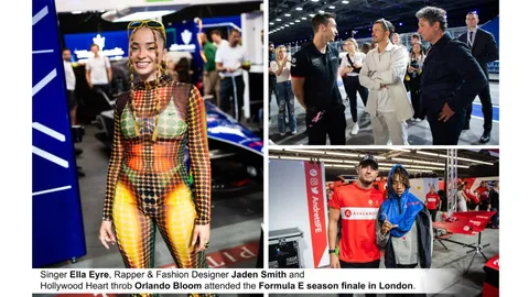 Celebs Parade the 2023 Hankook London E-Prix Grid as Jake Dennis Becomes  First British Formula E World Champion