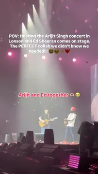 Arijit Singh & Ed Sheeran's 'Perfect' Collaboration in London: Watch