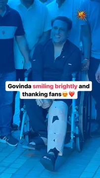 Watch: Govinda Gets Discharged From The Hospital
