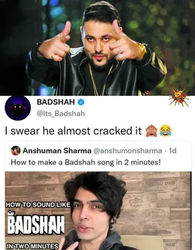 Look at Badshah's epic reaction to THIS viral video