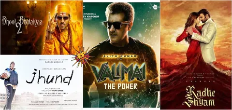 Get Ready For Bhool Bhulaiyaa 2, Valimai, Radhe Shyam, And Jhund As The Makers Announces The New Release dates