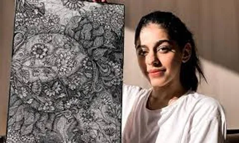 Alaya F shares her thought with her artwork! An artist, best with its art!