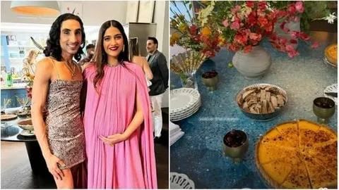 Mom-to-be Sonam Kapoor Is A Glam Diva At Her Chic-est Baby Shower Filled With Goodies And Cute Food!