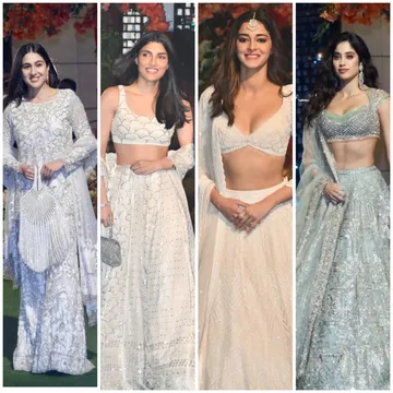 Visions in Indian wear - Jhanvi Kapoor, Alizeh Agnihotri, Khushi Kapoor, Ananya Pandey, Sara Ali Khan, Millennials bring their A Game at the Ambani GolDhana Party !