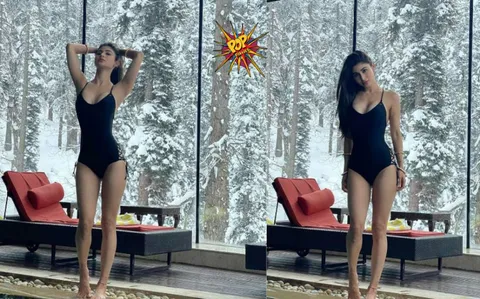 Even if it is too cold outside Mouni Roy raises the temperature with her sizzling pictures