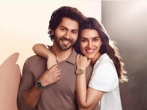 Varun Dhawan welcomes Mimi - Kriti Sanon for this brand collaboration, check it out!