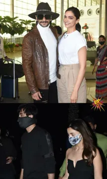Ranveer Singh - Deepika Padukone in brown or Alia Bhatt -Ranbir Kapoor in black? Who do you think has slayed the colour co-ordinated fashion game