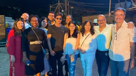 Shah Rukh Khan’s Dapper Look Goes Viral with Rajkumar Hirani from the Sets of Dunki; Pictures Inside: