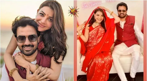 Mommy to be Kajal Agarwal radiate happiness in her baby shower pictures