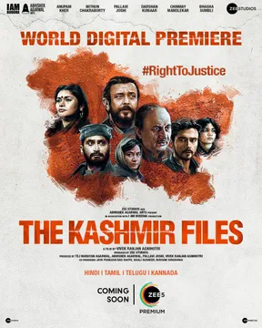 World Digital Premiere of ‘The Kashmir Files’ on ZEE5; Watch Now
