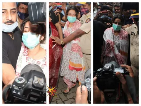 The insensitive side of the media : 1000 cameras hop on Shehnaaz Gill as she tries to make her way to get a last glimpse of Sidharth Shukla
