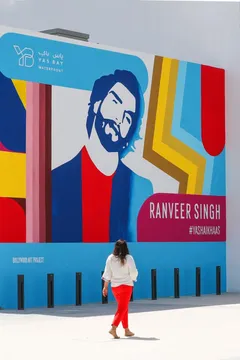 Superstar Ranveer Singh’s mural unveiled at YAS Island, Abu Dhabi!