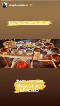 Deepika Padukone shares image of her treat from Prabhas , team Wraps first schedule!