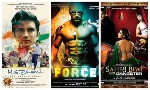 This Day That Year Box Office : When M.S.Dhoni – The Untold Story, Force And Sahib Biwi Aur Gangster Were Released On 30th September