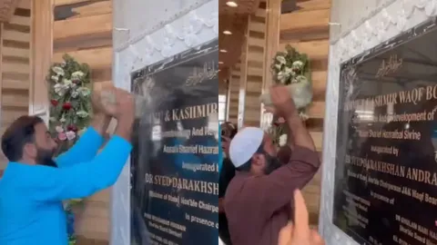 Ashoka Emblem Vandalised at Srinagar’s Hazratbal Shrine Amid Religious Sensitivities
