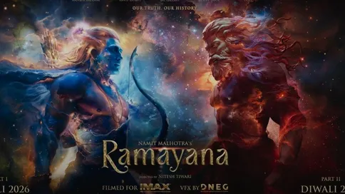 Ramayana First Look: रणबीर की 'रामायणम्' का टीजर रिलीज, मिली भगवान राम-रावण  की पहली झलक - ramayana first look released ranbir kapoor yash glimpse as  rama and ravana teaser namit malhotra nitesh
