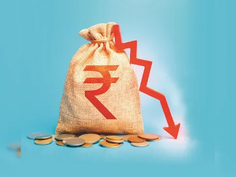 Rupee hits