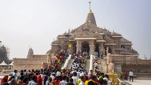 Ayodhya Ram Temple - Ayodhya Ram Temple: राम मंदिर के शिखर पर ध्वजारोहण की भव्य  तैयारी, क्या है धार्मिक और आध्यात्मिक महत्व? - Ayodhya The flag hoisting  ceremony at the top of
